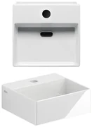 Clou Flush fontein 28x27cm inclusief plug met kraangat keramiek glanzend wit CL/03.03410.01