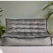 Cloudy Velvet Zitzak - Grey
