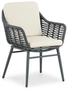 Tuinstoel Aluminium/rope Grijs-antraciet Coco Antoni