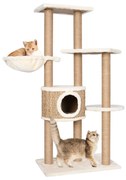 vidaXL Kattenmeubel met krabpalen 126 cm zeegras