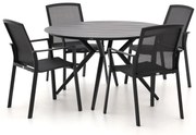 Bellagio Dranera/Sora ø 127cm dining tuinset 5-delig stapelbaar