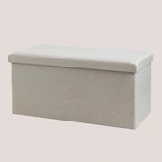 Gipto Katoenen Koffer Beige & ↔︎ 110 Cm - Sklum