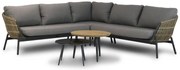 Hoek loungeset 4 personen Aluminium/wicker Taupe  Coco Nathan/Enchante