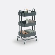 Stalen dressoir met wieltjes, Lirya