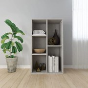 vidaXL Boekenkast/dressoir 50x25x80 cm spaanplaat betongrijs