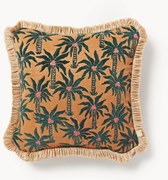 Handgemaakte outdoor dubbelzijdig kussen Laura & Jackie