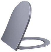 Wiesbaden Shade slim toiletzitting softclose en quick release mat grijs 32.3766