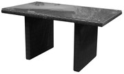 Ibiza premium lounge-diningtafel 140x80xH70 cm antraciet