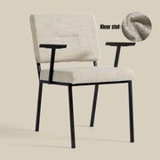 PEPP Interiors Soho Beige Eetkamerstoel Met Armleuningen