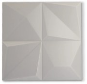 3D Wandtegel 30x30 Cm Emporia Mat Licht Grijs RBT109