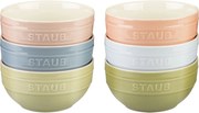 Staub Ceramique 14 cm / 6-delig, Kommenset Macaron, Gemengde kleuren - Ceramique - Staub