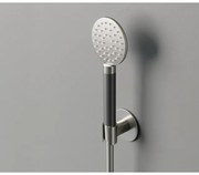 Hotbath Cobber M444 ronde handdouche met wandsteun en doucheslang 150cm koper geborsteld M444BC