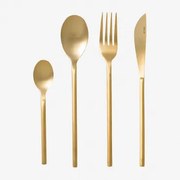 Dana Bestekset 16-delig Goud - Sklum