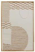 Kare Design Sandy Waves Japandi Schilderij Beige