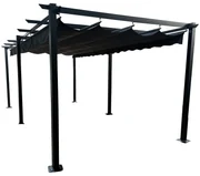 Vrijstaande terraspergola Tenerife 3 x 6 m grijs