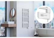 EISL Badkamerradiator met timer 120x50x15 cm wit