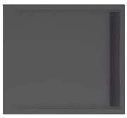 Xenz Easy Tray douchevloer - 100x90x5 - Acryl - ebony 6945-29