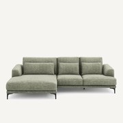 XL hoekbank links van stevig katoen, MARSILE