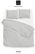 Zo!Home Satinado Dekbedovertrek Silver Grey – Bij Swiss Sense