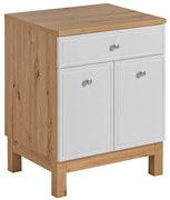 Comad Samoa 851 FSC onderkast 60cm eiken/wit