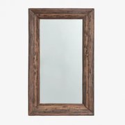Juvira Rechthoekige Wandspiegel Van Gerecycled Hout 90 X 150 Cm - Sklum
