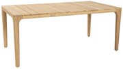 Dining Tuintafel rechthoekig 180 x 100 cm Teak Naturel teak Liam