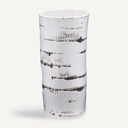 Vaas van geglazuurd keramiek, H25,5 cm, Raw