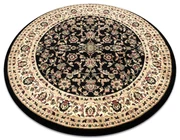 Tapijt ROYAL ADR ROND patroon 1745 zwart