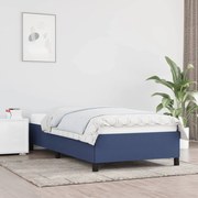 vidaXL Bedframe stof blauw 80x200 cm