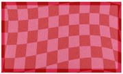 Wasbare deurmat Fuchsia Wavy
