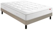 Ensemble matras met veren l'Authentique + beddenbodem