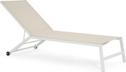 Lifestyle Garden Furniture Lento Ligbed Verstelbaar Textileen Wit