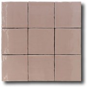 Hoogglans Handvorm Wandtegel 13x13 Cm Baltimore Roze RBT67