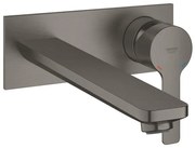 GROHE Lineare waterbesparende afbouwdeel inbouw wandkraan l-size met uitloop 20.7cm brushed hard graphite 23444AL1