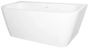 Kerra Mona back to wall vrijstaand bad 150x75cm wit
