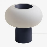 Led Tafellamp Van Kristal En Staal Deruent Blauw – Ultramarijn - Sklum