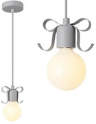 Hangende enkele NARNI grijze plafondlamp