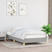 vidaXL Bedframe stof lichtgrijs 80x200 cm