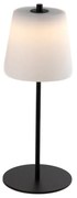 Moderne tafellamp met dimmer mushroom zwart met opaal glas incl. LED - Jent Modern IP44 Binnenverlichting Lamp