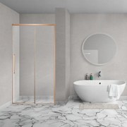 Aqua Vista Lokla Linea nisdeur - 160x200cm - incl. montageset - geborsteld koper R-BC-LC160-SCX