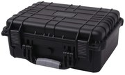 vidaXL Beschermende materiaalkoffer 40,6x33x17,4 cm zwart