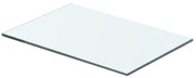 vidaXL Wandschap transparant 40x20 cm glas