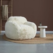 Fluffy Fauteuil Creme Vacht