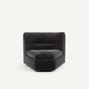 Modulaire hoekzetel in chenille fluweel, Giuliano