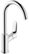 Hansgrohe Logiss wastafelkraan 210 met hoge 120° draaibare uitloop met waste chroom 71130000