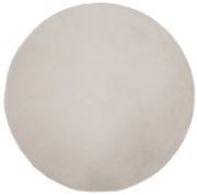 vidaXL Vloerkleed 80 cm kunstkonijnenbont crème