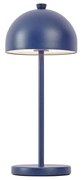 Buitenlamp met dimmer Tafellamp met dimmer blauw incl. LED IP54 oplaadbaar met laadstation - Squirrel Modern IP54 Buitenverlichting rond Lamp