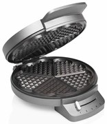 Princess Wafelijzer Deluxe 5 wafels 1200 W zilverkleurig en zwart