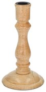 Kandelaar, mangohout, 19,5 cm