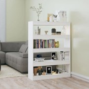 vidaXL Boekenkast/kamerscherm 100x30x135 wit